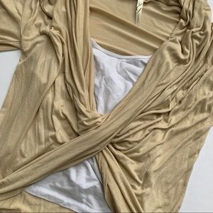 Tan crossover lightweight top
